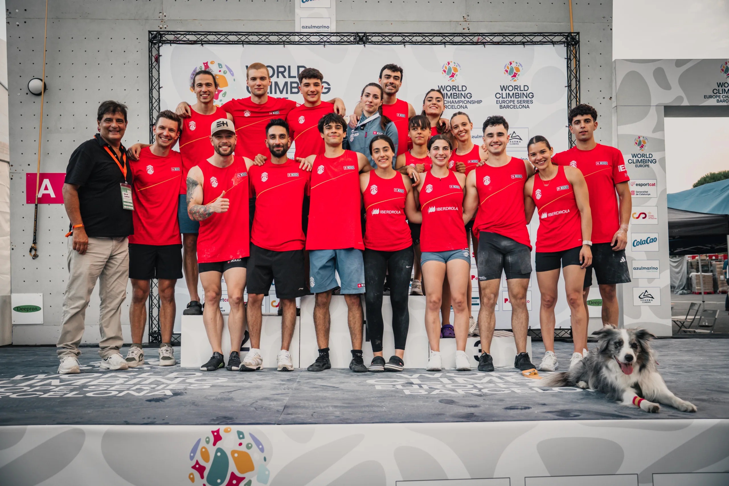 HAIZEA PINTO, LEIRE RUIZ DE ARGANDO&Ntilde;A ETA UNAX UTERGA WORLD CLIMBING EUROPE SERIES SPEED BARCELONA 2026 PROBAN LEHIATU DIRA